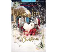 Me To You Bear Christmas Card with 3D Holographic Keepsake, 'Christmas Spent with You' Message, 9" x 6", Kid, Card with Keepsake