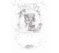 Me To You Bear Happy Wedding Day Wedding Card