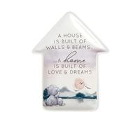Me To You Bear House Shaped Trinket Dish,Pink, Lilac