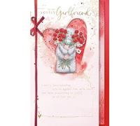 Me To You Bear Lovely Girlfriend Handmade Valentine's Day Card