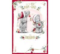 Me To You Bear Mam & Dad Christmas Card
