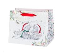 Me to you bear medium gift bag for christmas - stylish tatty teddy gift bag design - perfect for Chrismas and seasonal presents, festive and stylish