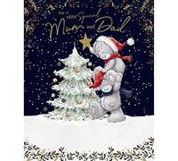 Me To You Bear Mum & Dad Handmade Christmas Card