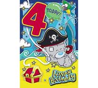 Me To You Bear My Dinky 4 Today 4th Birthday Card