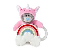 Me To You Bear Rainbow Shaped Mug & Unicorn Plush Gift Set, Pink, White, Ceramics