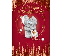 Me To You Bear Son & Daughter-In-Law Christmas Card