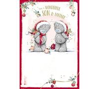 Me To You Bear Son & Partner Christmas Card