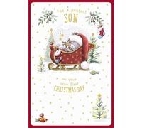 Me To You Bear Son's 1st Christmas Christmas Card