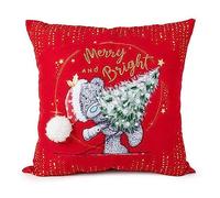 Me To You Bear Tatty Teddy Merry & Bright Christmas Cushion, XGD01003,31 x 31cm