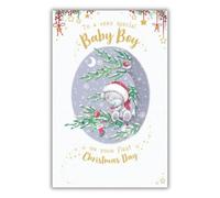 Me To You Bear Very Special Baby Boy Christmas Card