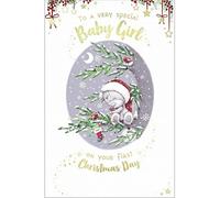 Me To You Bear Very Special Baby Girl Christmas Card