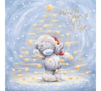 Me To You Bear Wish Upon a Star Softly Drawn Christmas Card