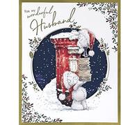 Me To You Bear Wonderful Husband Boxed Christmas Card