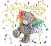Me to You Bear Yay Birthday Time 3D Birthday Card, Mixed,Size:6x6,ALV93037