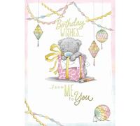 Me To You Birthday Card Tatty Teddy With Large Gift - Official Collection
