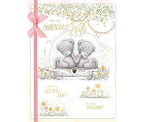 Me To You Boxed Birthday Card For My Gorgeous Wife