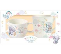 Me To You Ceramic Tiny Tatty Teddy Mummy And Baby Best Friends Are We Mug Set