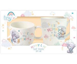 Me To You Ceramic Tiny Tatty Teddy Mummy And Baby Best Friends Are We Mug Set