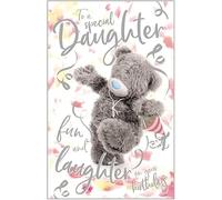 Me To You DAUGHTER Birthday Bear 3D Holographic Hologram Birthday Card, multi
