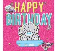 Me to You Dinky 3D Effect Birthday Card,Size: 6x6"