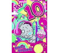 Me To You - Dinky Bear Yay 10 Today - Girls 10th Birthday Card
