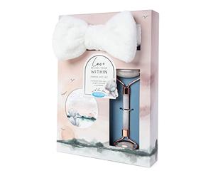 Me To You Face Roller & Mask Set AGZ01148, Pink, Rose Gold, White