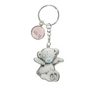 Me to You Keyring, Mum Charm, Tatty Teddy Bear Design, Silver Metal Chain