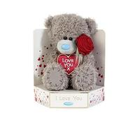 Me to You Plush Bear Tatty Teddy I Love You 15 cm on Luxury Gift Plinth – Official Collection