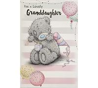 Me To You Lovely GRANDDAUGHTER Carte Blanche Birthday Card