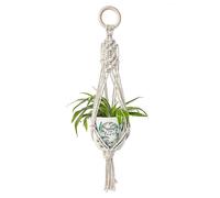 Me to You Macrame Hanging Plant Pot Gift Pink