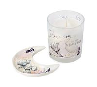 Me to You Moon & Back Trinket Dish & Candle Gift Set Purple