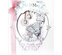 Me to You Mr and Mrs Happily Ever After Wedding Card,White