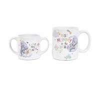 Ceramic Tiny Tatty Teddy Mummy and Baby Best Friends are We Mug Set, White