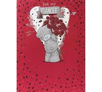 Me to You My Fiancée Valentine's Day Large Card - Tatty Teddy Bear