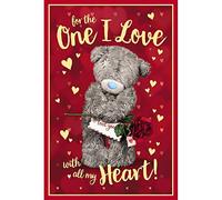Me to You One I Love With All My Heart 3D Birthday Card,Mixed,Size:6x9,ALM93054