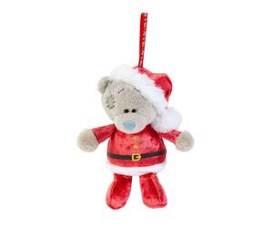 Me to You Plush Tree Decoration Tatty Teddy Dressed As Santa - Official Collection