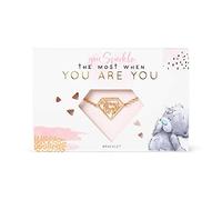 Me to You Shine Bright Diamond Bracelet,Blue,Gold,Grey