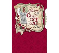 Me To You Sleeps Til Christmas Pop Up Bear Card