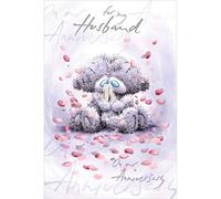 Me to You Softly Drawn On Our Anniversary Card, White, 22 x 15 x 1 cm, 6x9 inch