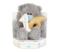 Me to You Plush Toy Tatty Teddy 16th Birthday – 15 cm High on Luxury Gift Plinth, Grey