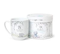 Me to You Tatty Teddy 18th Birthday Ceramic Mug in a Gift Box - Official Collection, Silver