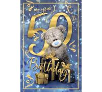 Me To You Tatty Teddy 3D 50th Birthday Card - Official Collection