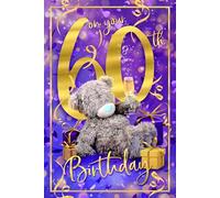 Me To You Tatty Teddy 3D 60th Birthday Card - Official Collection