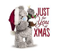 Me To You Tatty Teddy 3D Holographic Card - Just For You Christmas Card