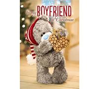 Me To You Tatty Teddy 3D Holographic Christmas Card - Boyfriend