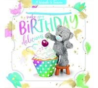 Me To You Tatty Teddy 3D Luxury Cherry And Cupcake Keepsake Birthday Card 6 x 6 - Official Collection