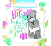 Me To You Tatty Teddy 3D Luxury Keepsake Birthday Card, Great Big Birthday Wishes 6 x 6 - Official Collection