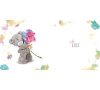 Me To You Tatty Teddy 3D Luxury Keepsake Birthday Card, Just For You 6 x 6 - Official Collection