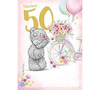 Me to You Tatty Teddy 50th Birthday 5 x 7 Greetings Card