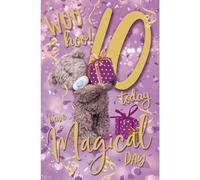 Me To You Tatty Teddy Age 10 Birthday Card, Woo Hoo! Have A Magical Day! - Official Collection